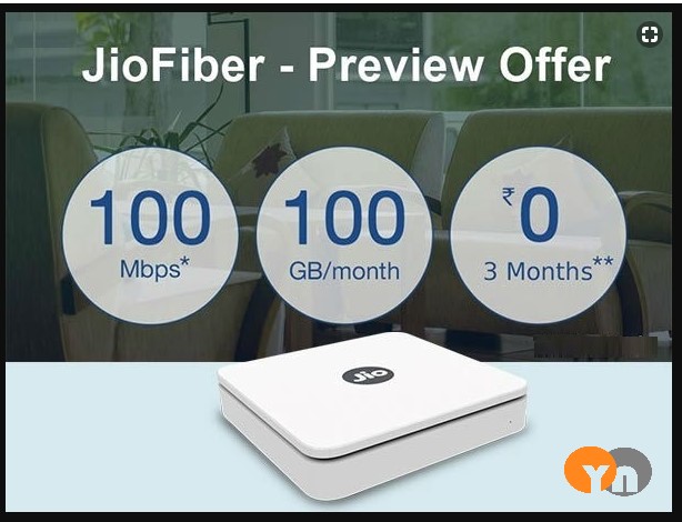 - Reliance Jio GigaFiber BroadBand