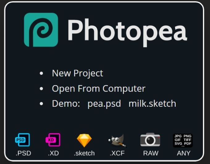 Most amazing website: Photopea