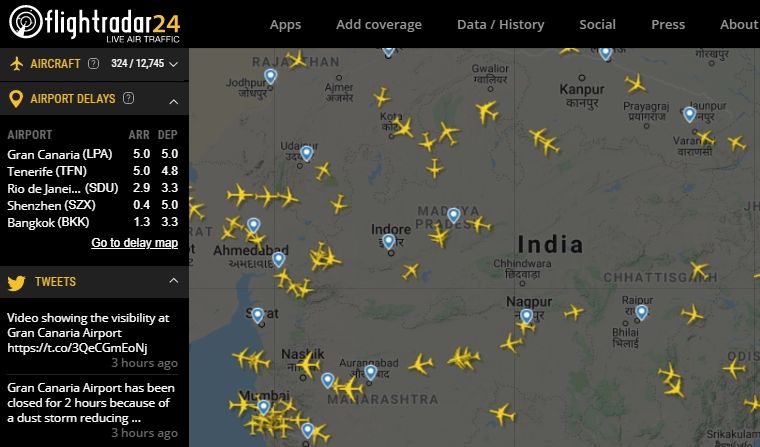 Most amazing website: flightradar24