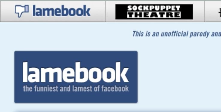 Most amazing website: Lamebook