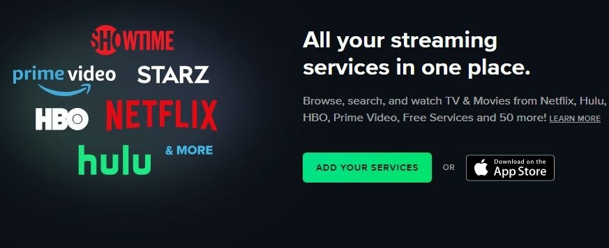 Most amazing website: Reelgood